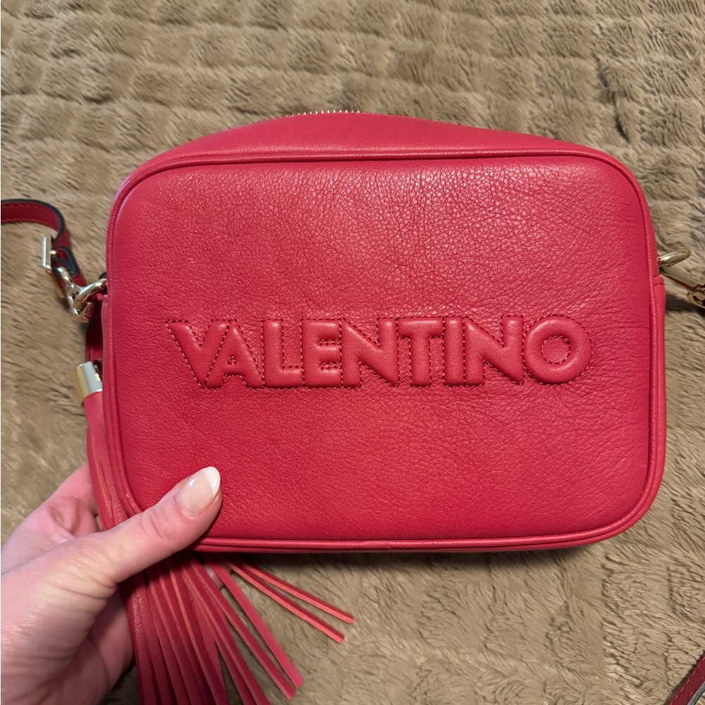 MARIO VALENTINO red handbag